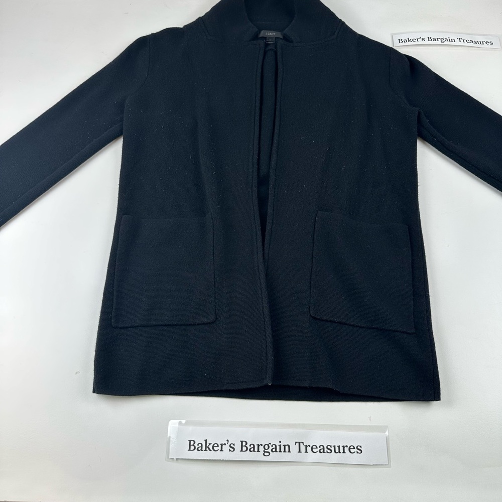 Black Men’s J Crew Sweater Jacket